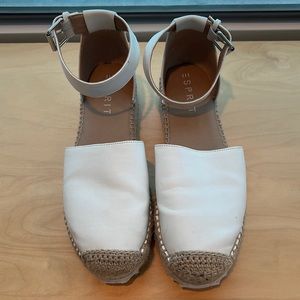 esprit ankle strap sandals, Size 8